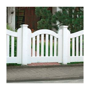 Norderney enkeltlge i hvid 100x90/80/90cm (BxH)