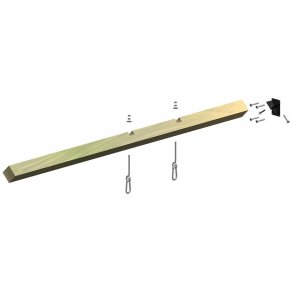 Overlgger 240cm inklusiv 2. stk. karabinhager art nr. 67521