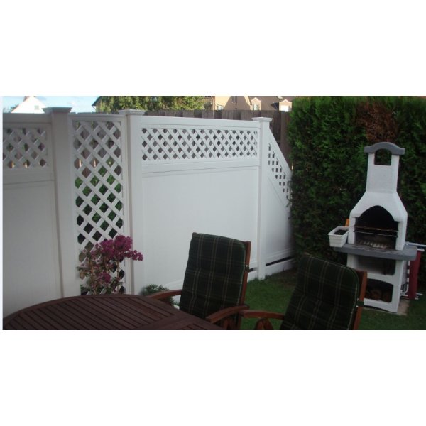 PVC Rkvrk med espalier 180x150cm (BxH)