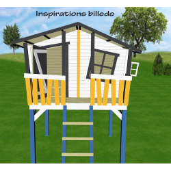 Crazy Leon legehus p stolper