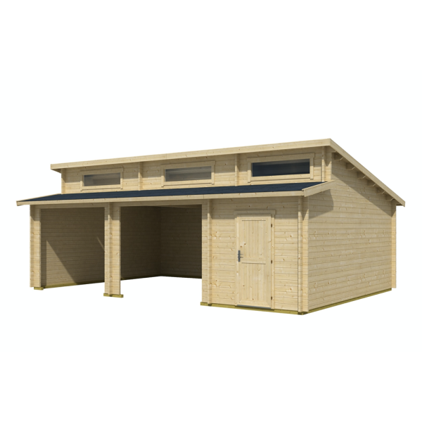 Holte garage med opbevaringsrum p 39,4m2 uden dre