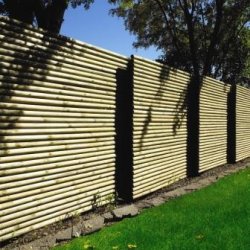 Guldklasse: Raftehegn med trykimprgnerede cylinderdrejede 6cm rafter inkl. trstolper og tilbehr