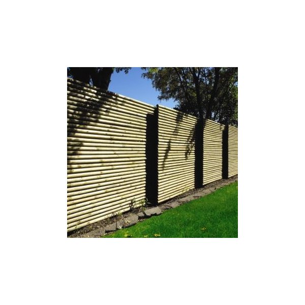 Guldklasse: Raftehegn med trykimprgnerede cylinderdrejede 6cm rafter inkl. trstolper og tilbehr