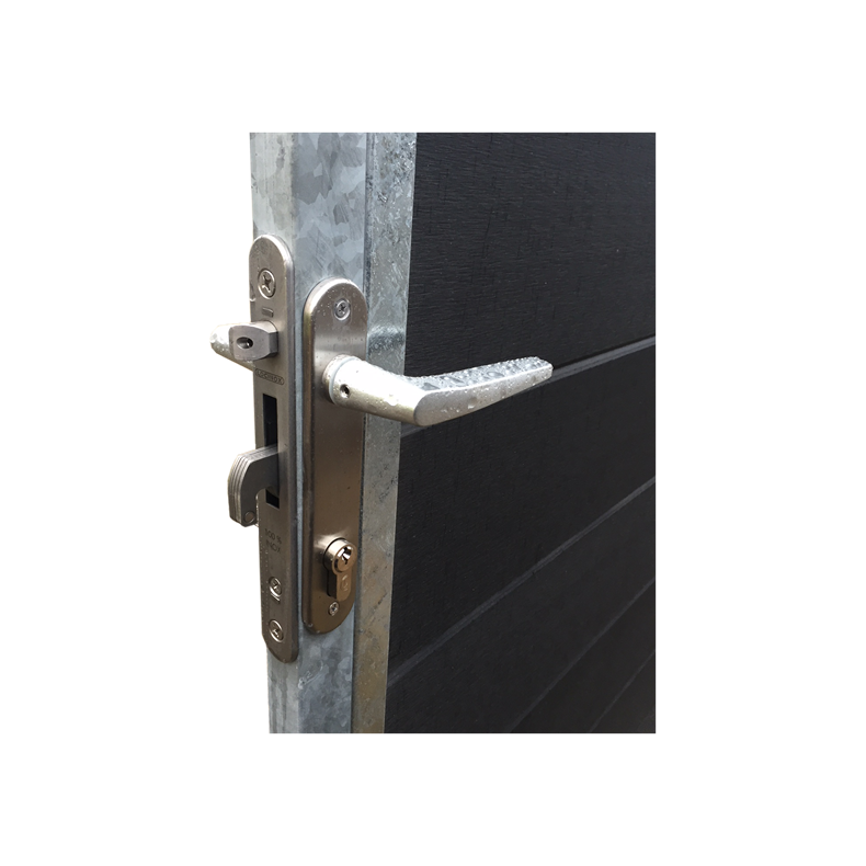 Artura kompositdr hjrehngt + stolper 97x135cm (BxH)