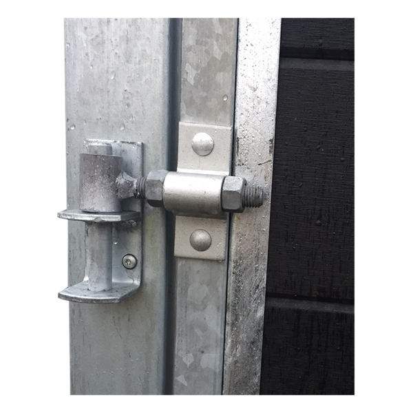 Futura kompositdr venstrehngt + stolper 99x127cm (BxH)