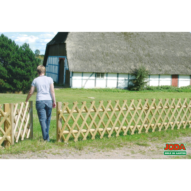 Jgerhegn i brun imprgnering 250x120cm 