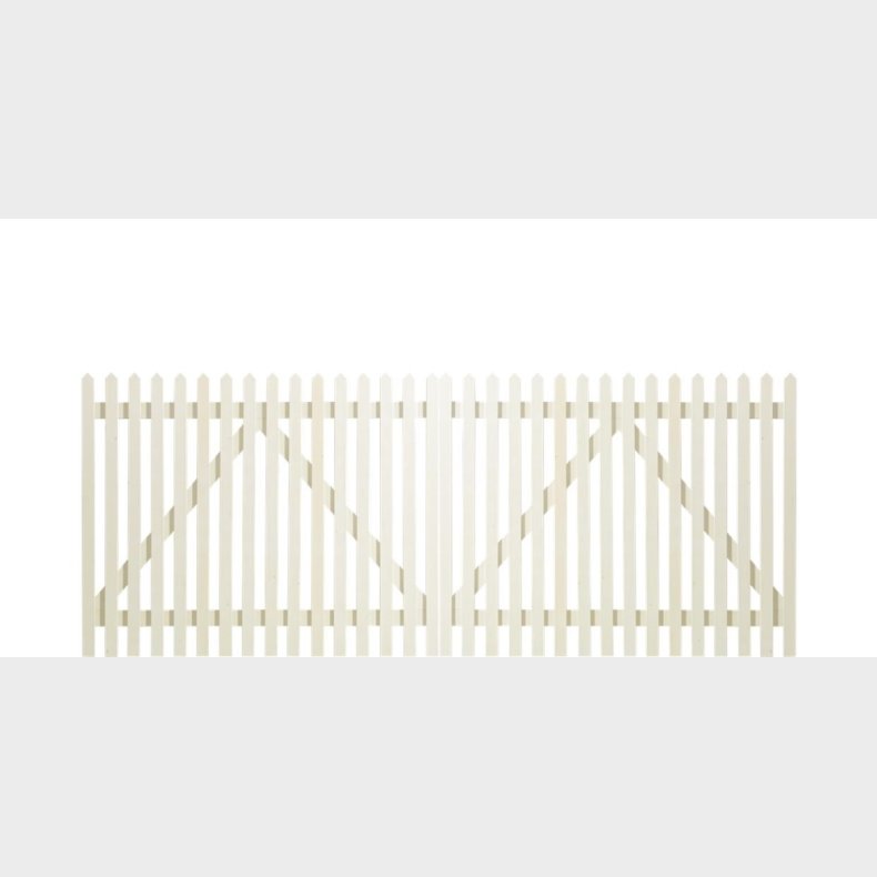 Skagen Lux dobbeltlge hvid 300x120cm (BxH)