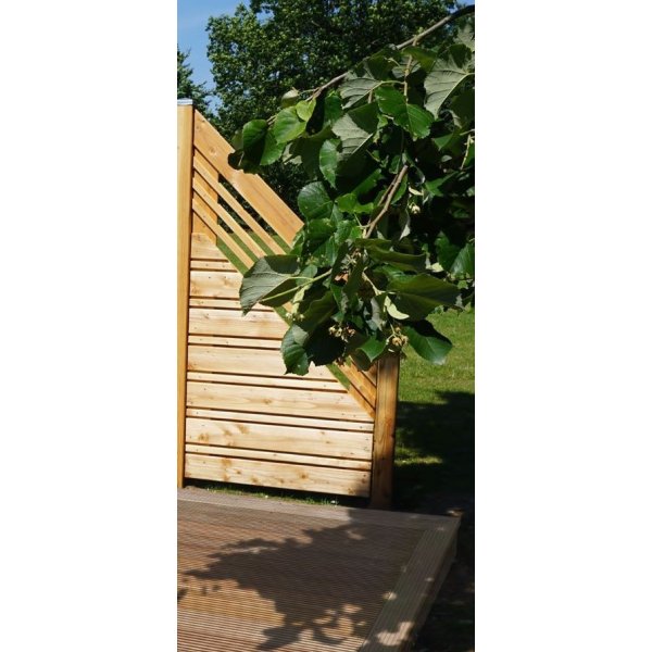 Calabria hegn i lrk 90x180/90cm (BxH) (falder mod hjre)