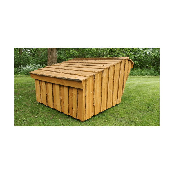 Hjemsted Premium danskproduceret shelter til 4 personer - i lærk