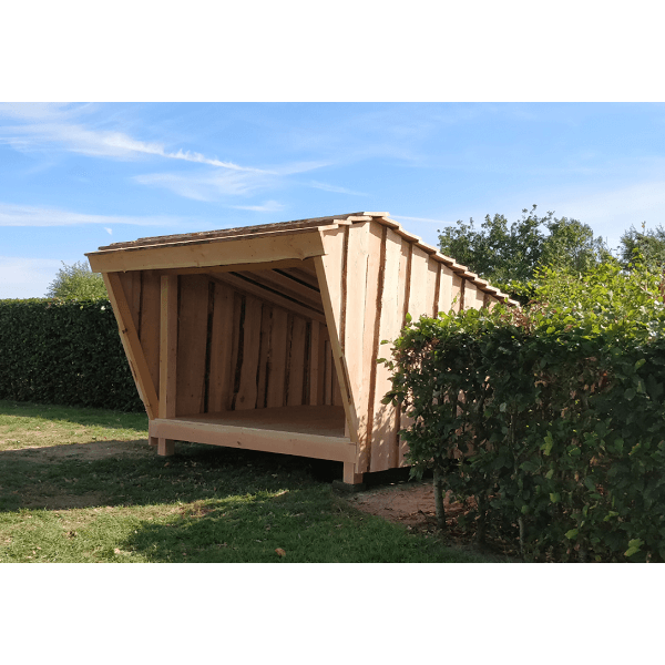 Hjemsted Premium XL Shelter i lrketr  rummelig, danskproduceret og bygget til udeliv