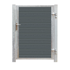 Artura kompositdr hjrehngt + stolper 97x135cm (BxH)