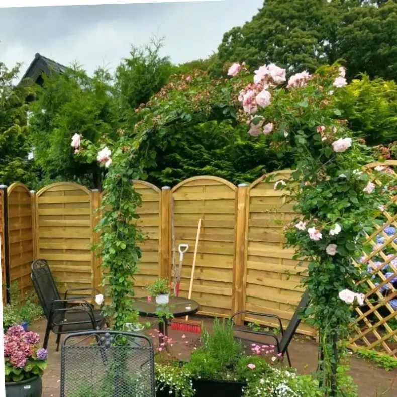 Lamelhegn bue opad 90x180/160cm (BxH) - model Kampen