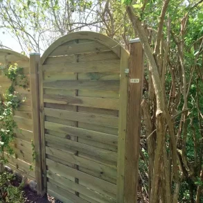 Lamelhegn bue opad model Kampen 90x180/160cm (BxH)