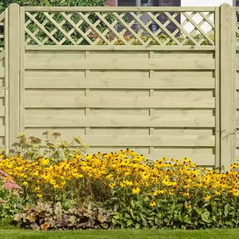 Lamelhegn med espalier -  model Toftlund 