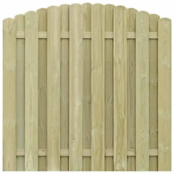 Plankevrk med bue model Assens i trykimprgneret 180x180/160cm (BxH)