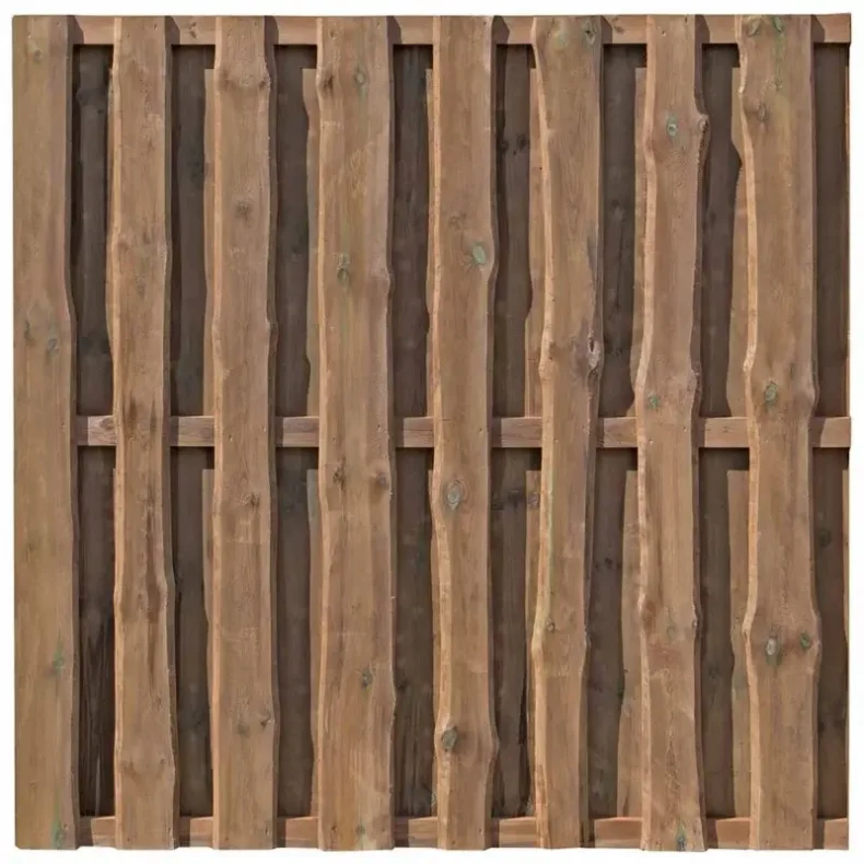 Kalmarhegn 180x180cm i brun trykimprgnering - model Skibby