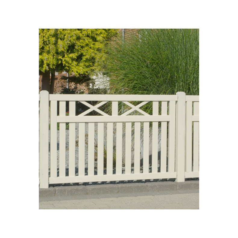 Vinesse forhavehegn 150x96cm i hvid 