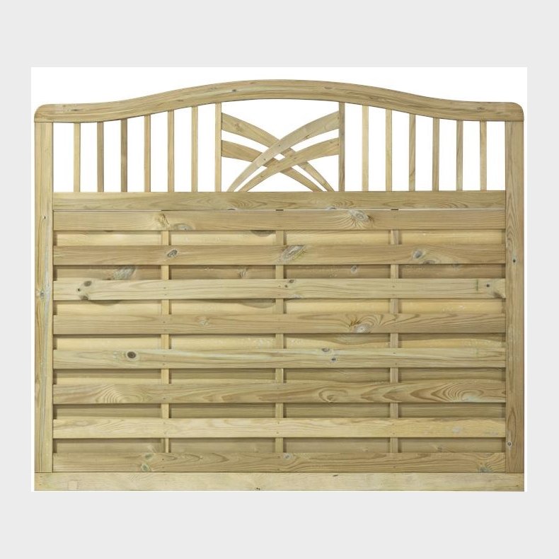 Rondo hegn i trykimprgneret tr - 180x142/150cm