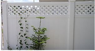 PVC Rkvrk med espalier 180x80cm (BxH)