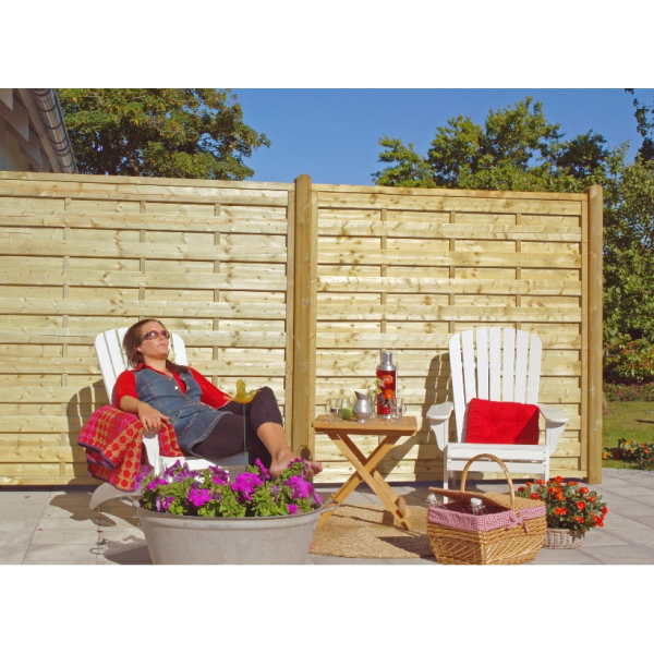 Bergen lamelhegn 180x150cm (BxH)