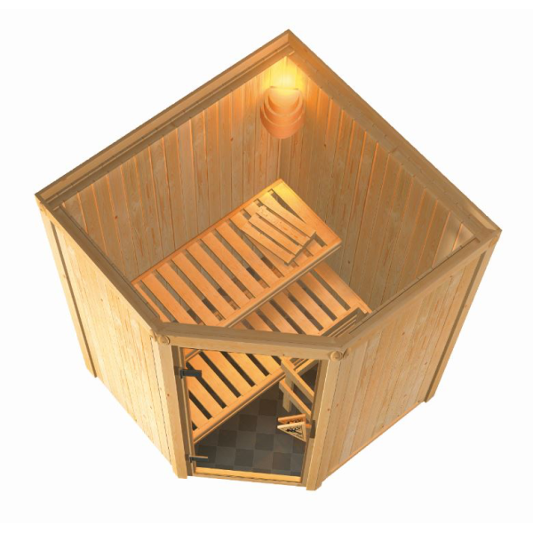 Sauna Larin 151x151x198cm BxLxH