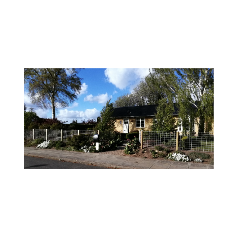 Galvaniseret rionet hegn 90x180cm - model Billund