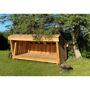 Hjemsted Premium danskproduceret shelter til 6 personer - i l�rk