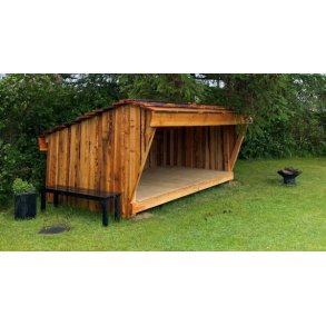 Hjemsted Premium danskproduceret shelter til 8 personer - i l�rk