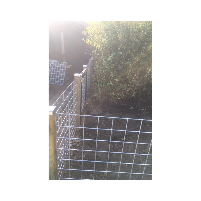 Galvaniseret rionet hegn 90x150cm - model Billund