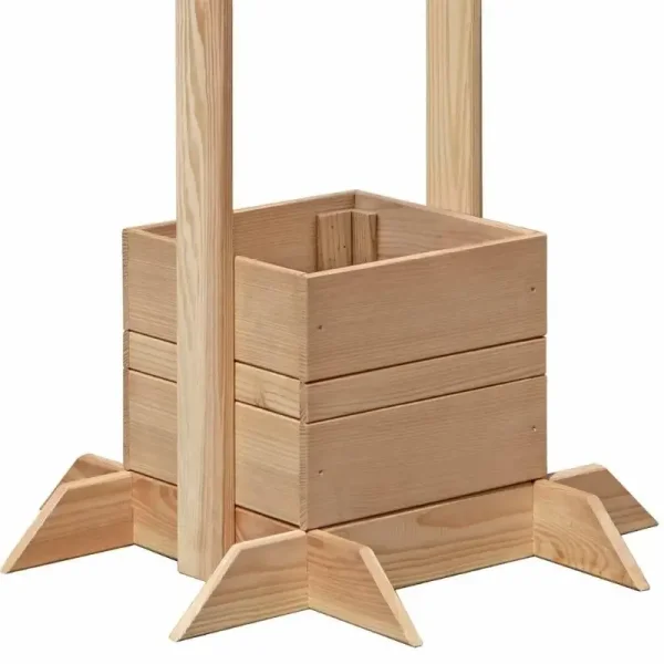 Super smart blomsterkasse-stativ i lrk model "Elin" 3x15L