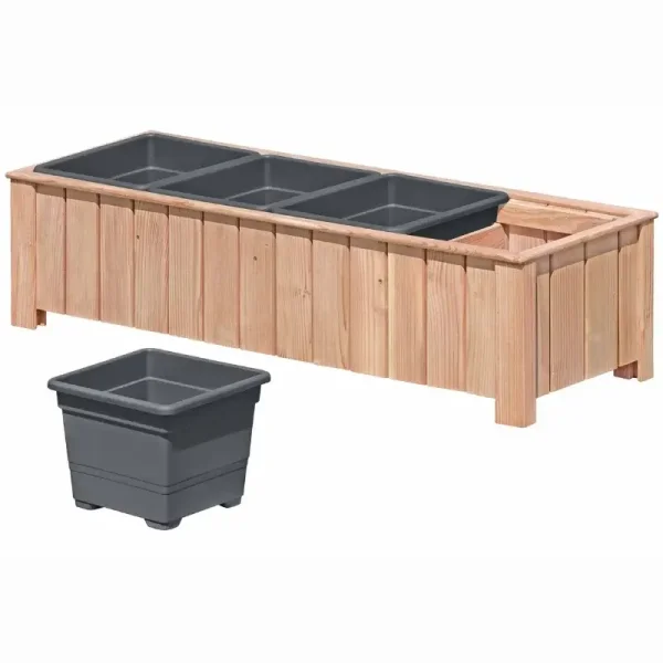 Plastikkasse til hjbede og plantekasser 32x32x26cm