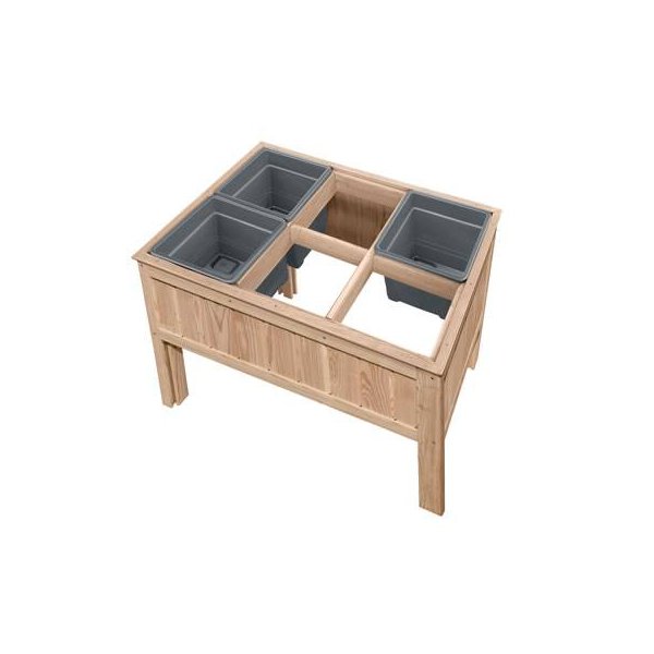 Plastikkasse til hjbede og plantekasser 32x32x26cm