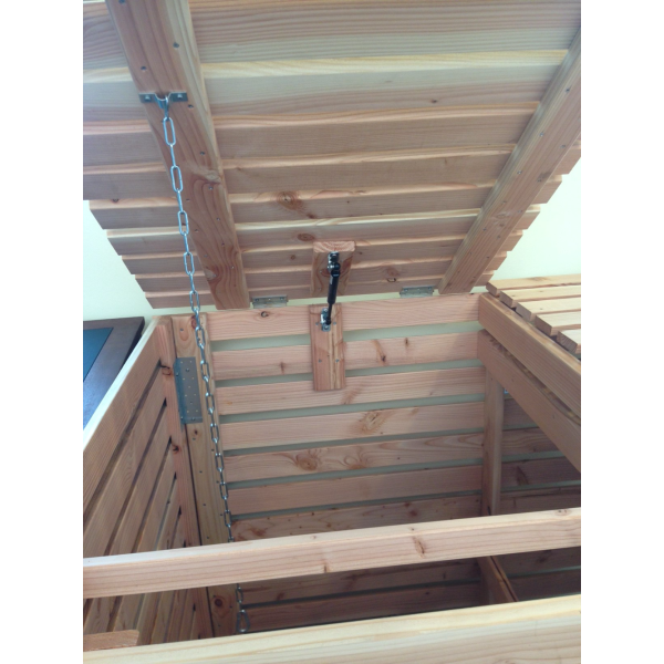 Rhombus Premium skraldespandsskjuler i lrk 2x240L