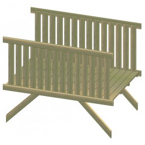 Gang bro L=1,8m art nr. 67506