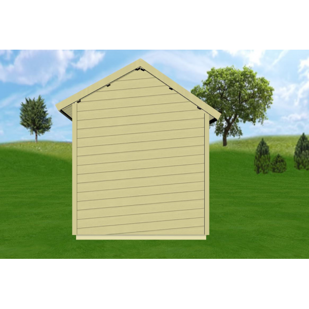 FRDIG SAMLET:Slvklasse: Crazy Andy trlegehus  3,6m2 inkl. udhng