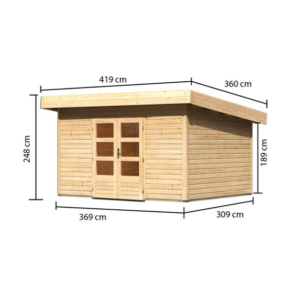 Norden model 4 i grundmalet terragr p 11,4m2