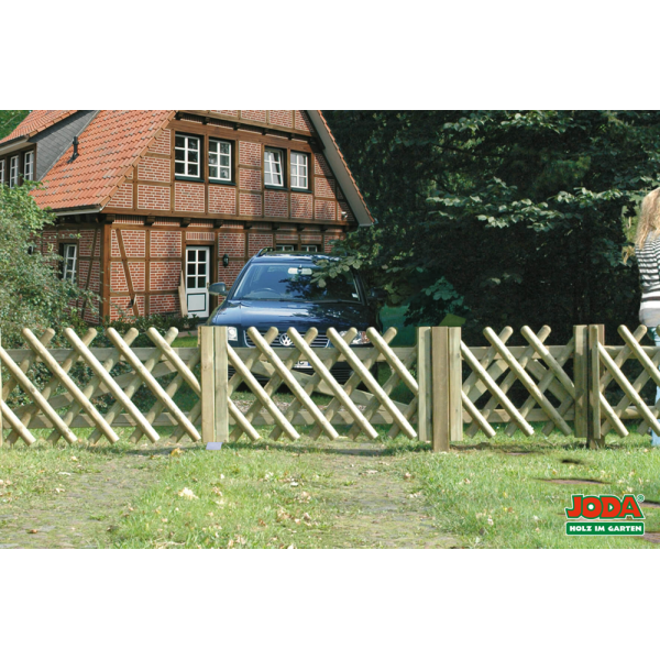 Jgerhegn i brunimprgneret 250x60cm (BxH)