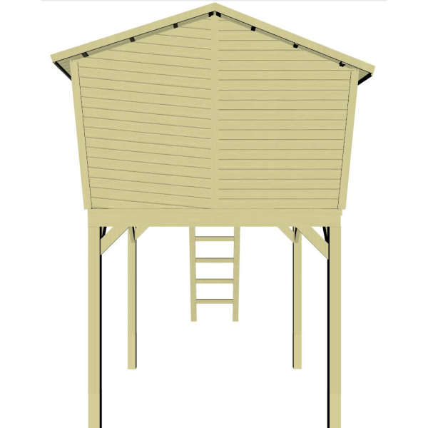 Sølvklasse: Crazy Leon legehus på stolper