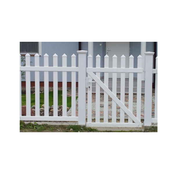 PVC Skagen enkeltlge med brede stave i 100x150cm (BxH)