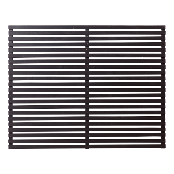Tokyo jalousihegn grundmalet sort 180x140cm (BxH)