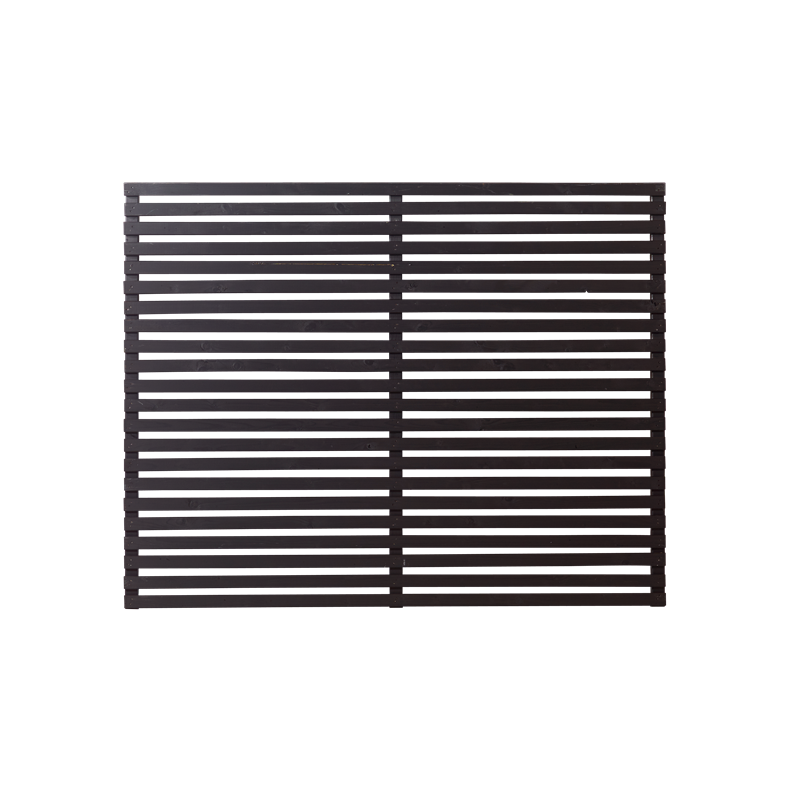 Tokyo jalousihegn grundmalet sort 180x140cm (BxH)