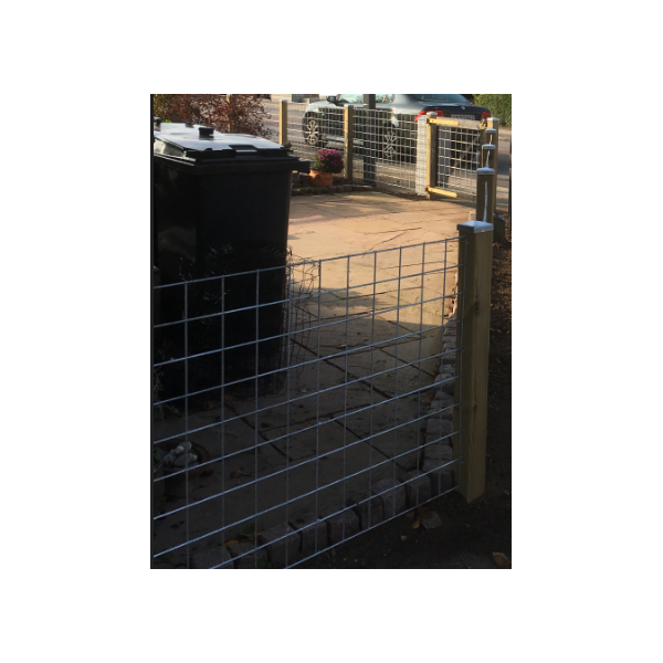 Rionet hegn galvaniseret model "Billund" 90x150cm (BxH)