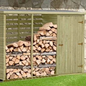 Element brndeskur med opbevaringsrum  praktisk, solidt og trykimprgneret