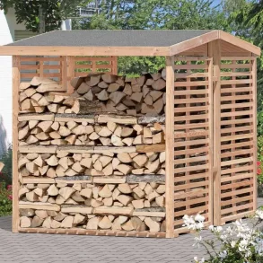 Brndeskur model 4 i lrk  uden bagvg