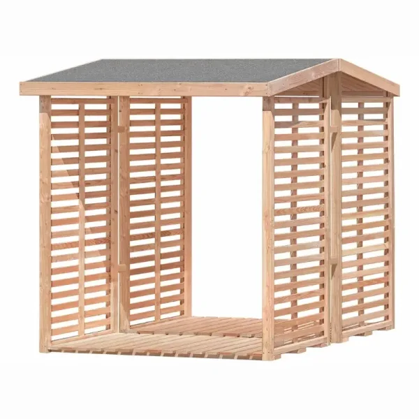 Brndeskur model 4 i lrk  uden bagvg