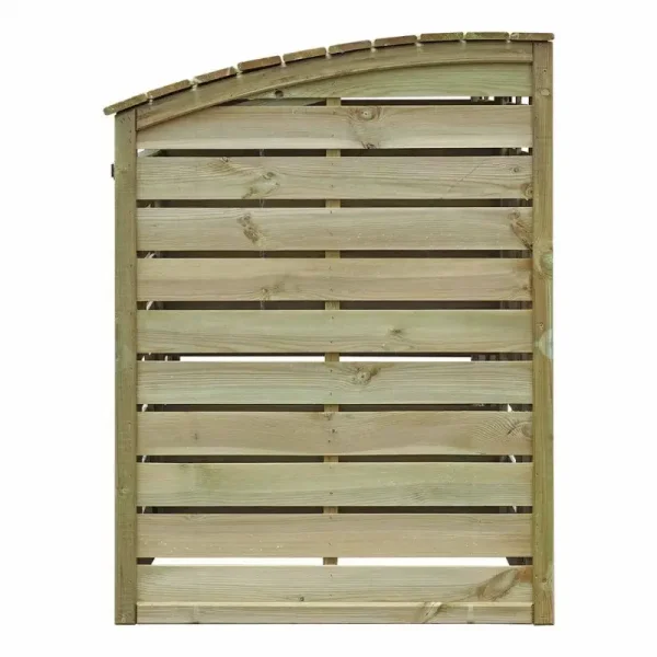 Skraldespandsskjuler Budget model EMMA til 2 spande