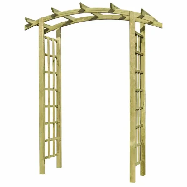 Rosenbue / Pergola Thor  klassisk havebue i trykimprgneret tr