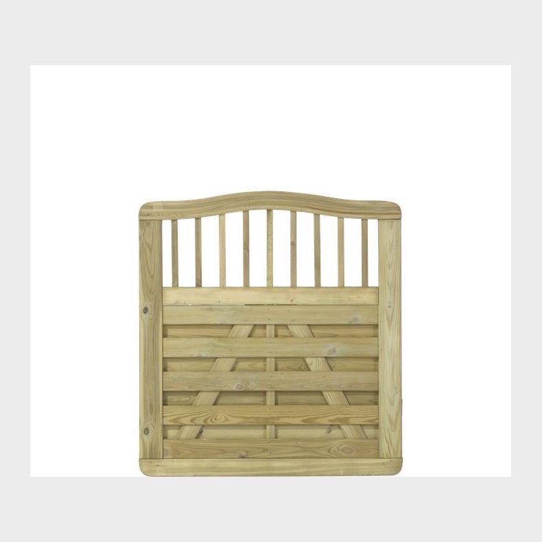 Trykimprgneret havelge 100x104/107cm - model Rondo