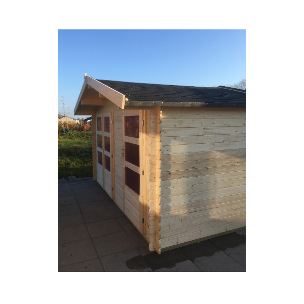 Roskilde redskabsskur model 1 med 2 rum p i alt 9,79m2