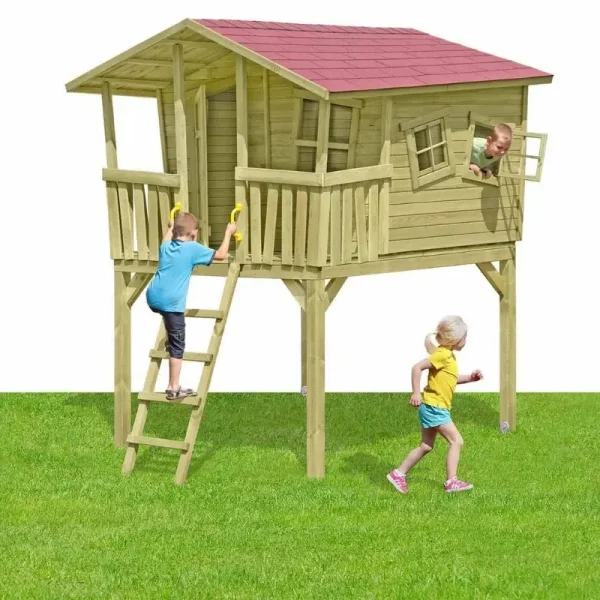 Sølvklasse: Crazy Leon legehus på stolper